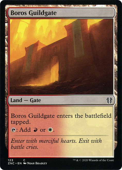 Boros Guildgate\nZendikar Rising Commander\nSingle\nMagic The Gathering
