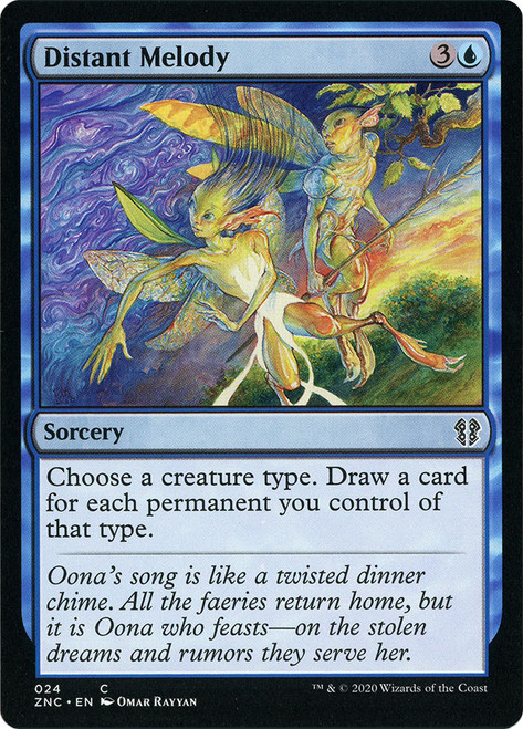 Distant Melody\nZendikar Rising Commander\nSingle\nMagic The Gathering