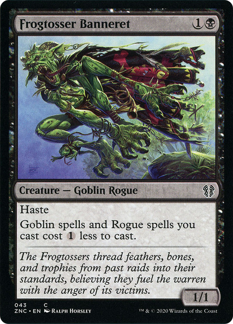 Frogtosser Banneret\nZendikar Rising Commander\nSingle\nMagic The Gathering
