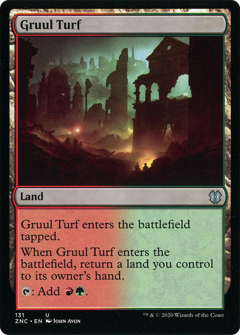 Gruul Turf\nZendikar Rising Commander\nSingle\nMagic The Gathering