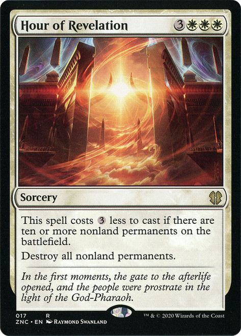 Hour of Revelation\nZendikar Rising Commander\nSingle\nMagic The Gathering