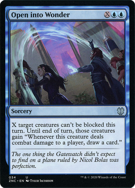 Open into Wonder\nZendikar Rising Commander\nSingle\nMagic The Gathering