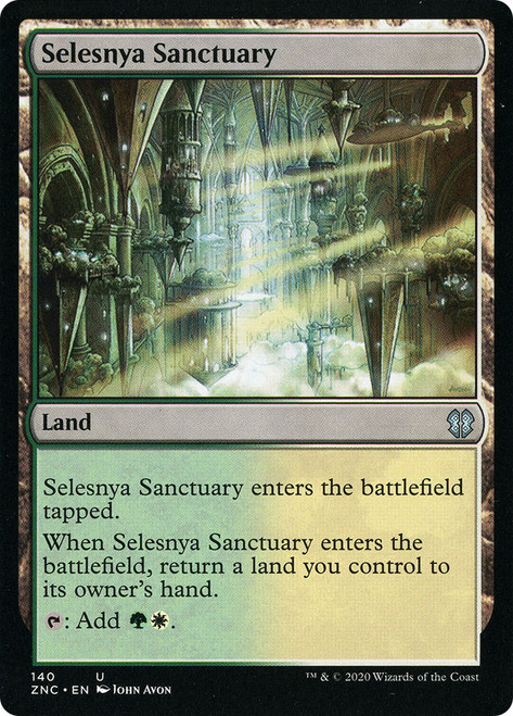 Selesnya Sanctuary\nZendikar Rising Commander\nSingle\nMagic The Gathering