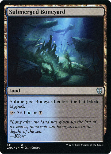 Submerged Boneyard\nZendikar Rising Commander\nSingle\nMagic The Gathering