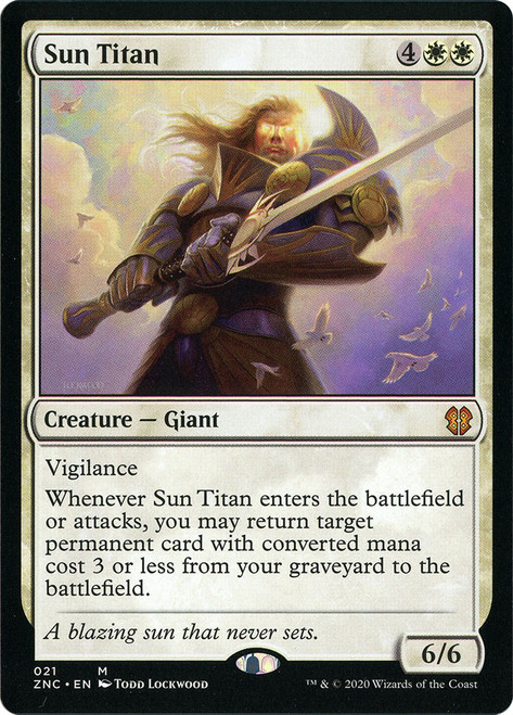 Sun Titan\nZendikar Rising Commander\nSingle\nMagic The Gathering