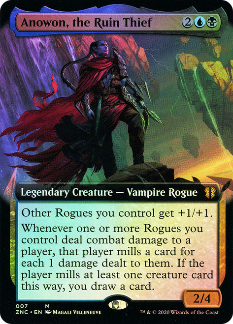 Anowon, the Ruin Thief (Extended Art)\nZendikar Rising Commander\nSingle\nMagic The Gathering