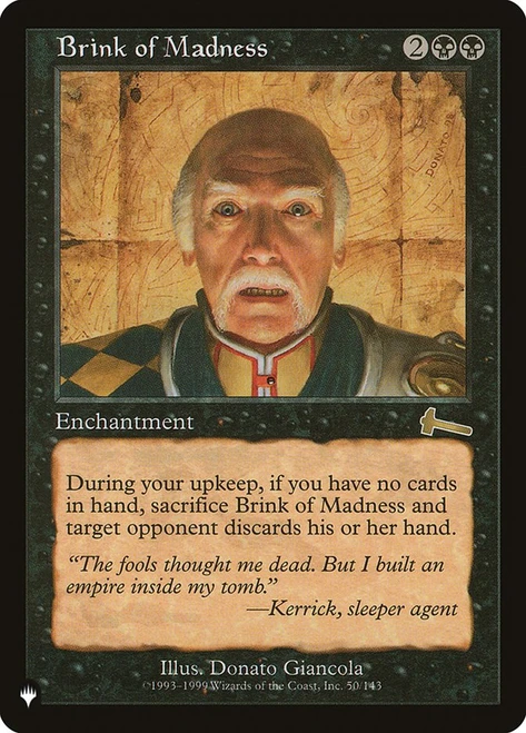 Brink of Madness\nPlaneswalker Symbol Reprints\nSingle\nMagic The Gathering
