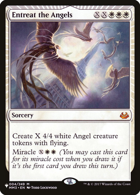 Entreat the Angels (Avacyn Restored) | Mystery Booster / The List