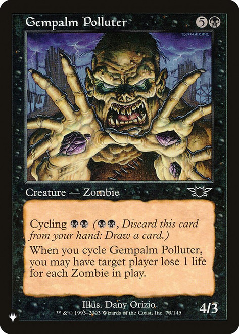 Gempalm Polluter\nPlaneswalker Symbol Reprints\nSingle\nMagic The Gathering