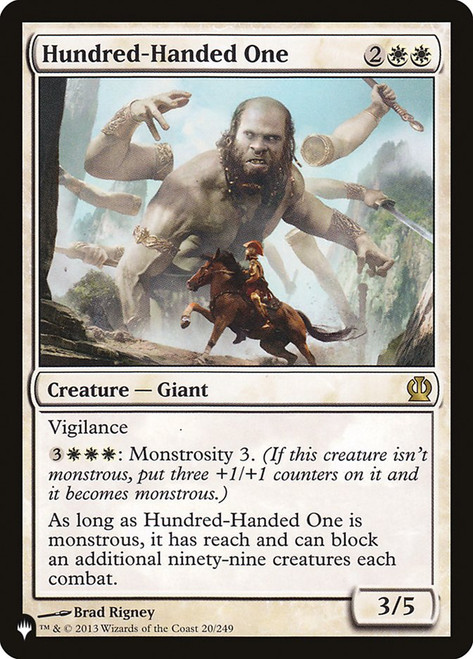 Hundred-Handed One\nPlaneswalker Symbol Reprints\nSingle\nMagic The Gathering
