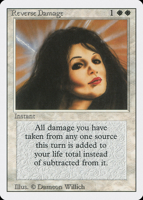 Reverse Damage\n3rd Edition/Revised\nSingle\nMagic The Gathering