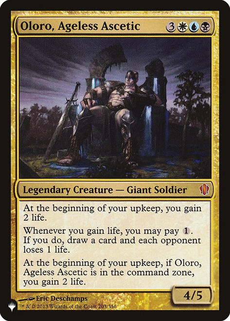 Oloro, Ageless Ascetic\nPlaneswalker Symbol Reprints\nSingle\nMagic The Gathering
