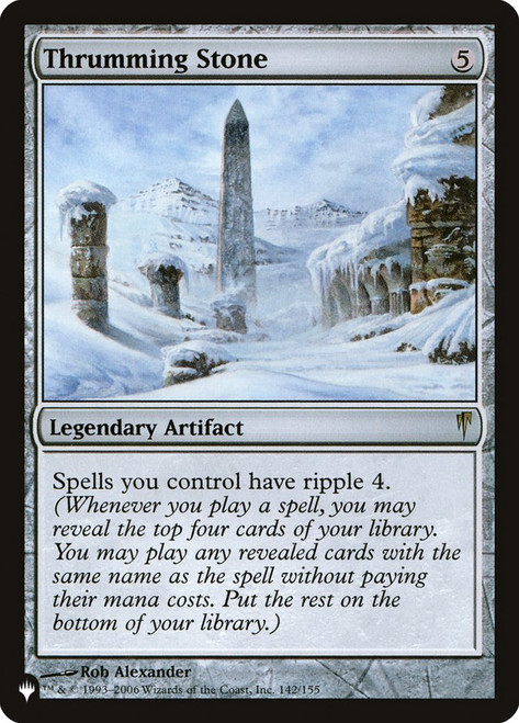 Thrumming Stone\nPlaneswalker Symbol Reprints\nSingle\nMagic The Gathering