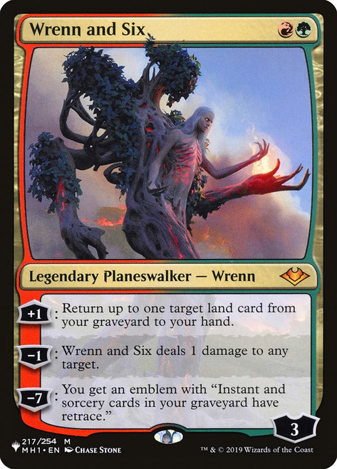 Wrenn and Six\nPlaneswalker Symbol Reprints\nSingle\nMagic The Gathering