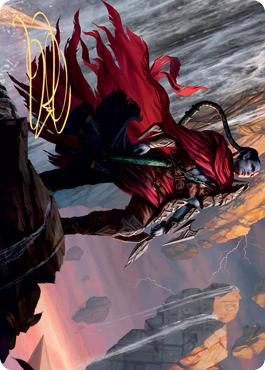 {Anowon, the Ruin Thief Art Card} (Signed)
Art Series
Single
Magic The Gathering