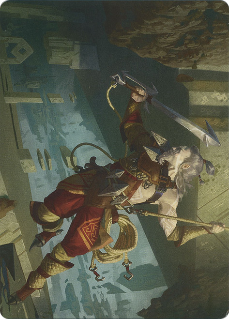 {Cliffhaven Sell-Sword Art Card}\nArt Series\nSingle\nMagic The Gathering