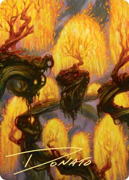 {Grove of the Burnwillows Art Card} (Signed)
Art Series
Single
Magic The Gathering