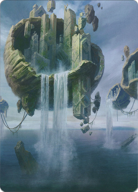 Island Art Card} (#11) (Signed) | Art Series: Zendikar Rising