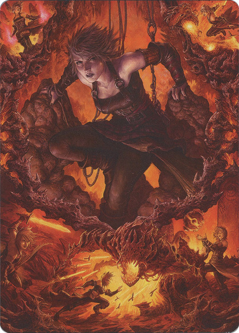 {Nahiri, Heir of the Ancients Art Card} (#04)\nArt Series\nSingle\nMagic The Gathering