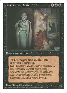 Royal Assassin
3rd Edition/Revised - Italian
Single
Magic The Gathering