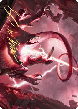 {Thundering Rebuke Art Card} (Signed)
Art Series
Single
Magic The Gathering