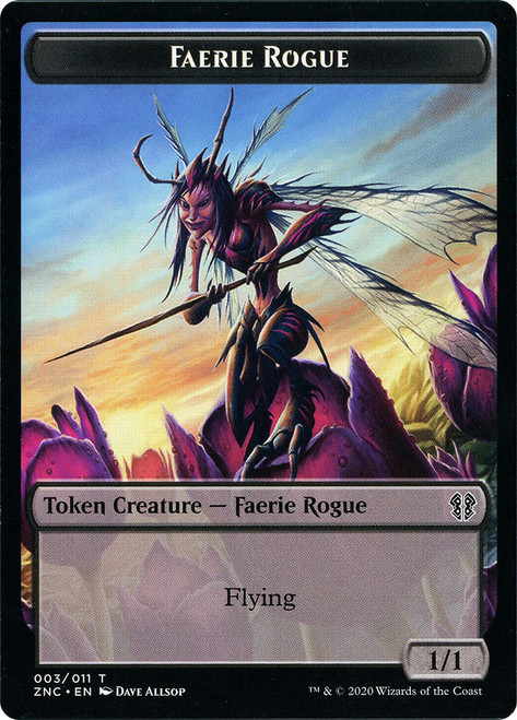{Faerie Rogue Token} // {Goblin Rogue Token}\nZendikar Rising Commander\nSingle\nMagic The Gathering