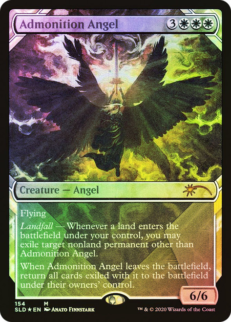 Admonition Angel (Secret Lair) (Showcase)\nPromo: General\nSingle\nMagic The Gathering