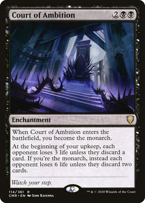 Court of Ambition\nCommander Legends\nSingle\nMagic The Gathering