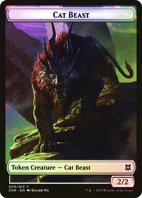 {Cat Beast Token} // {Construct Token}
Zendikar Rising
Single
Magic: The Gathering