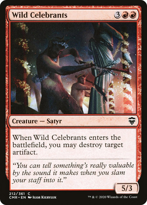 Wild Celebrants\nCommander Legends\nSingle\nMagic The Gathering