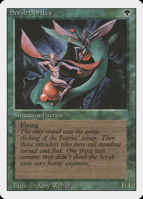 Scryb Sprites\n3rd Edition/Revised\nSingle\nMagic The Gathering