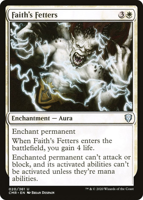Faith's Fetters\nCommander Legends\nSingle\nMagic The Gathering