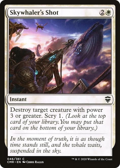 Skywhaler's Shot\nCommander Legends\nSingle\nMagic The Gathering
