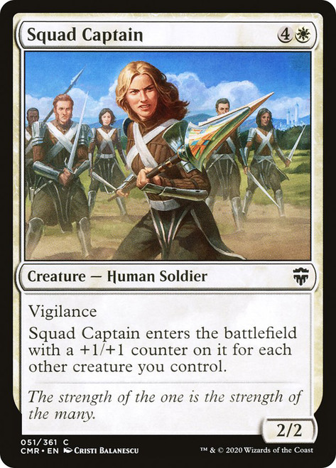 Squad Captain\nCommander Legends\nSingle\nMagic The Gathering