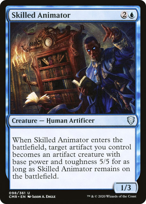 Skilled Animator\nCommander Legends\nSingle\nMagic The Gathering