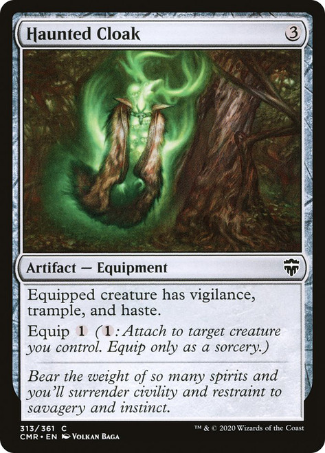 Haunted Cloak\nCommander Legends\nSingle\nMagic The Gathering