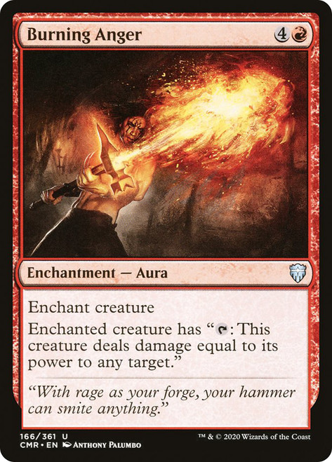 Burning Anger\nCommander Legends\nSingle\nMagic The Gathering