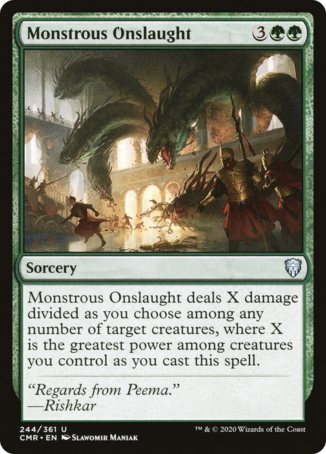 Monstrous Onslaught\nCommander Legends\nSingle\nMagic The Gathering