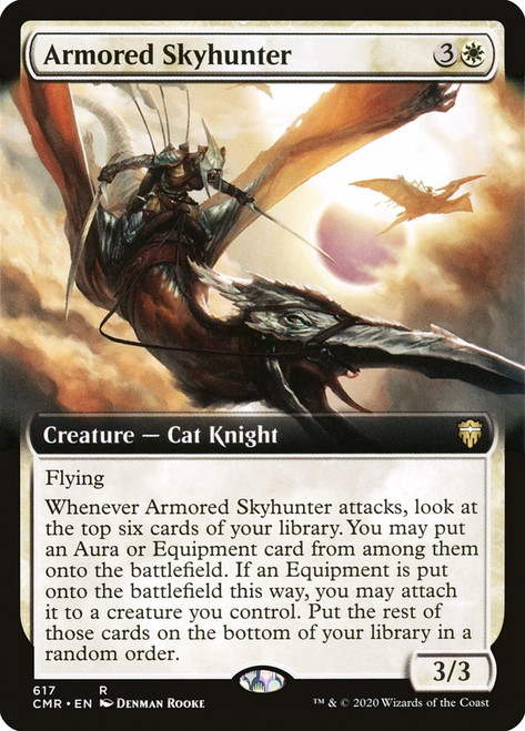 Armored Skyhunter (Extended Art)\nCommander Legends - Variants\nSingle\nMagic The Gathering