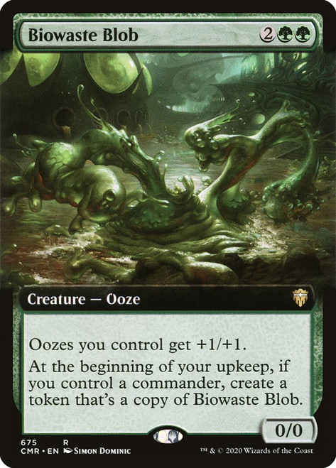 Biowaste Blob (Extended Art)\nCommander Legends - Variants\nSingle\nMagic The Gathering