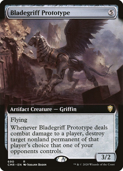 Bladegriff Prototype (Extended Art)\nCommander Legends - Variants\nSingle\nMagic The Gathering