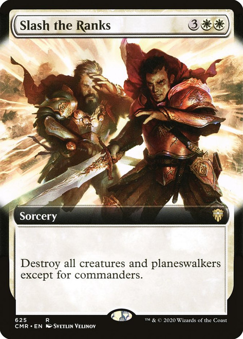 Slash the Ranks (Extended Art)\nCommander Legends - Variants\nSingle\nMagic The Gathering
