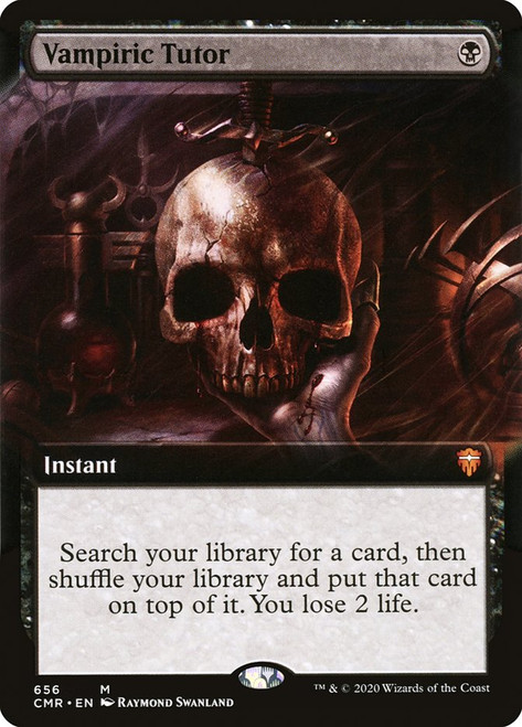 Vampiric Tutor (Extended Art)\nCommander Legends - Variants\nSingle\nMagic The Gathering