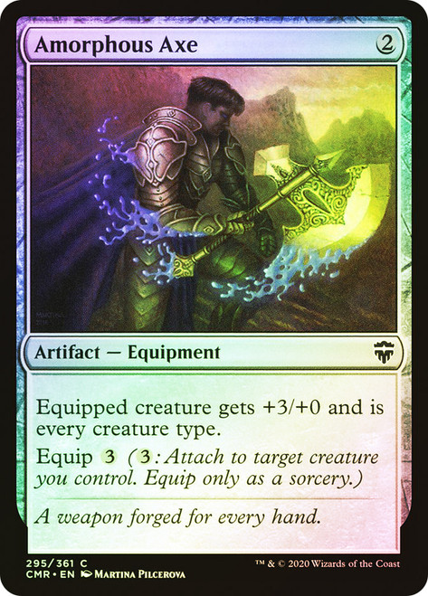 Amorphous Axe\nCommander Legends\nSingle\nMagic The Gathering