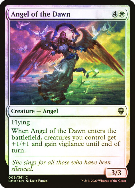 Angel of the Dawn\nCommander Legends\nSingle\nMagic The Gathering
