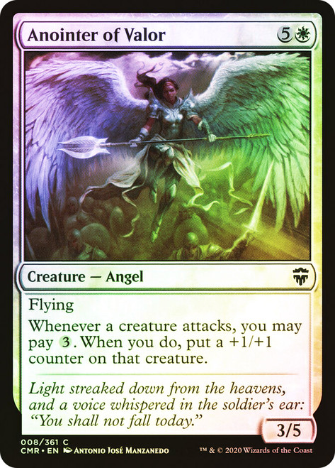 Anointer of Valor\nCommander Legends\nSingle\nMagic The Gathering