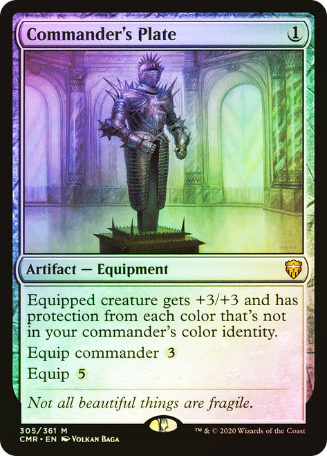 Commander's Plate\nCommander Legends\nSingle\nMagic The Gathering