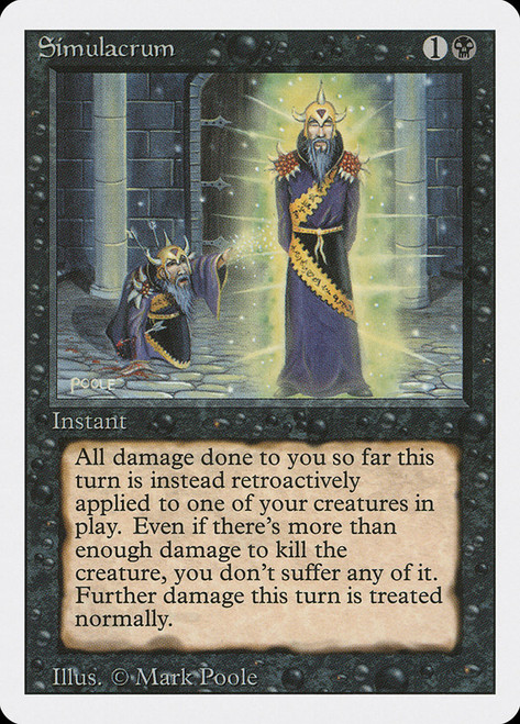 Simulacrum\n3rd Edition/Revised\nSingle\nMagic The Gathering