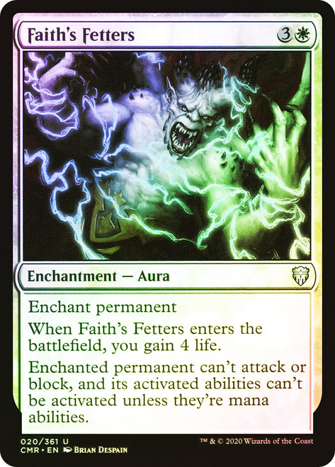 Faith's Fetters\nCommander Legends\nSingle\nMagic The Gathering