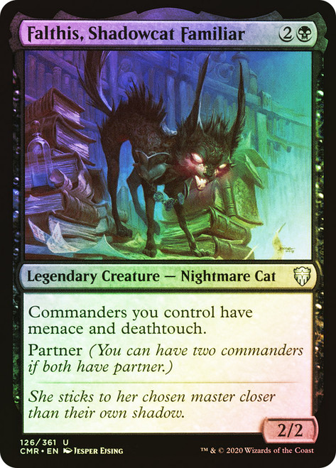 Falthis, Shadowcat Familiar\nCommander Legends\nSingle\nMagic The Gathering